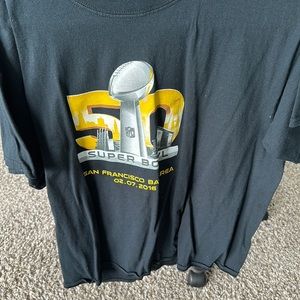 Large New Super Bowl San Francisco Bay Area 2016 t-shirt